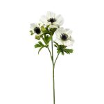 Künstliche Blume Windröschen RUBINA, weiß, 55cm, Ø4-10cm