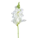 Künstliche Blume Löwenmäulchen SIRKALE, weiß, 40cm, Ø11cm