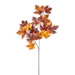 Kunst Ahorn Zweig SNORVE, orange-braun, 90cm