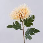 Kunstblume Chrysantheme HIKJON, creme-aprikose, 75cm, Ø18cm