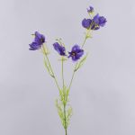 Künstlicher Zweig Schmuckkörbchen HISSAN, dunkellila, 75cm
