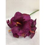 Kunstblume Amaryllis SARNUK, violett, 80cm