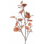 Kunstzweig Eukalyptus INDALA mit Früchten, lachs, 85cm