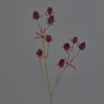 Plastik Edeldistel LOUKAS, burgunderrot, 45cm, Ø1-1,5cm
