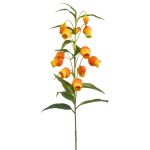 Künstliche Blume groß Laternenlilie NIZAR, orange-grün, 100cm, Ø2,5-3,5cm