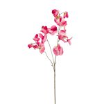 Deko Kunstblume Duftwicke KANZI, pink-creme, 75cm, Ø4-7cm