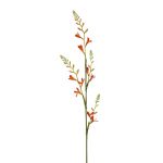 Künstliche Blume Montbretie KATHERYN, orange-rot, 90cm