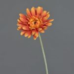 Kunst Gerbera VIRGINIA, orange, 55cm, Ø11cm