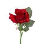 Kunst Rose ELLI, rot, 30cm, Ø6,5cm