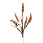 Künstlicher Sorghumhirse Zweig SENSA mit Ähren, orange, 60cm