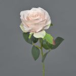 Kunstrose SIMONY, zartrosa, 45cm, Ø8cm