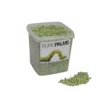 Deko Perlen Granulat / Blähtonkugeln PERLA, glänzend apfelgrün, 1-4mm, 5,5l Eimer, Made in Germany