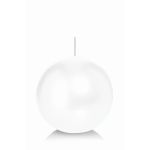 Kugelkerze MAEVA, weiß, Ø10cm, 46h - Made in Germany
