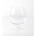 XXL Cognacglas LIAM auf Fuß, klar, 20cm, Ø15cm