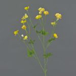 Kunst Butterblume NORA, gelb, 70cm, Ø3-3,5cm
