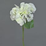 Künstliche Hortensie CHIDORI, weiß-grün, 30cm, Ø13cm