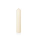 Kaminkerze FRANZISKA, elfenbein, 50cm, Ø10cm, 414h - Made in Germany