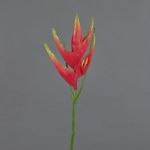 Kunst Helikonien Blüte TOMKE, rot-grün, 80cm, Ø18cm