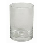 Windlicht Glas BRIAN, klar, 15cm, Ø10cm