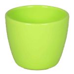 Kleiner Blumentopf TEHERAN BASAR, Keramik, apfelgrün, 6cm, Ø7,5cm