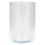 Glas Vase Zylinder SANYA OCEAN, klar, 15cm, Ø10,1cm