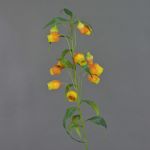 Künstliche Blume groß Laternenlilie NIZAR, orange-grün, 100cm, Ø2,5-3,5cm