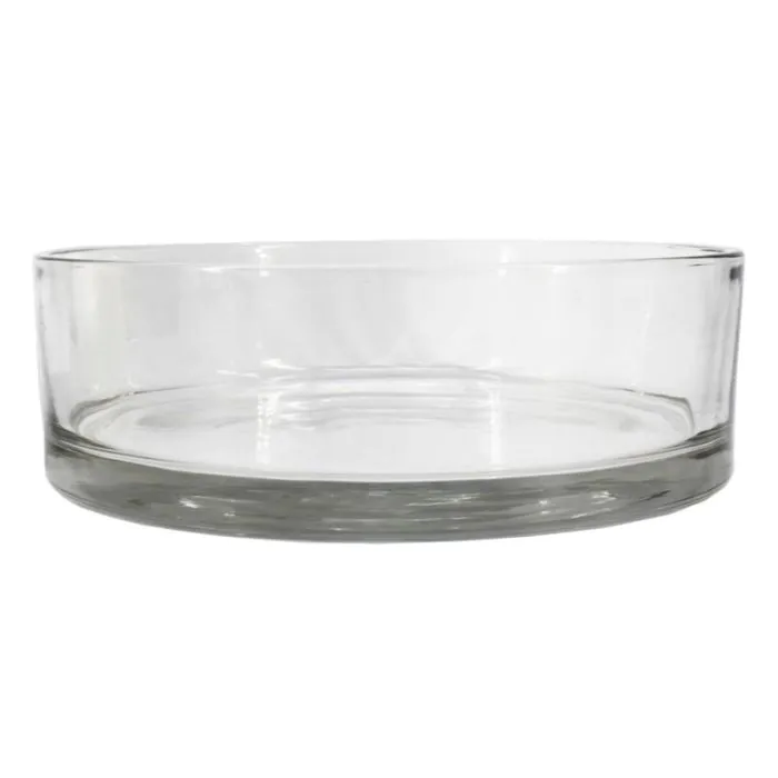 Obstschale VERA OCEAN aus Glas, transparent, 8cm, Ø25cm