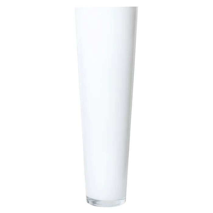 Bodenvase ANNA OCEAN Glas, weiß, 70cm, Ø22,5cm