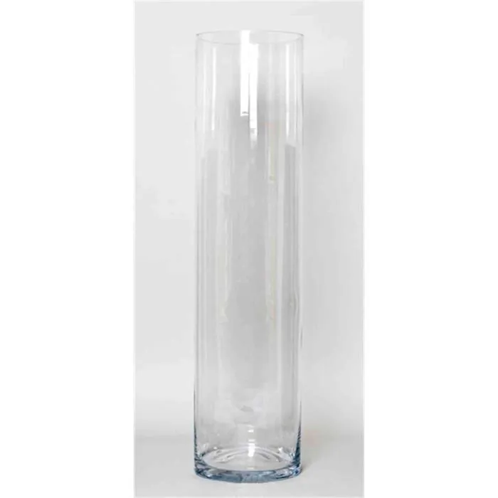Glas Bodenvase SANSA OCEAN, klar, 100cm, Ø24cm