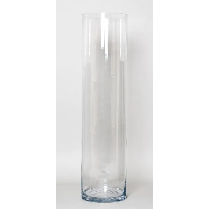 Glas Bodenvase SANSA OCEAN, klar, 100cm, Ø24cm