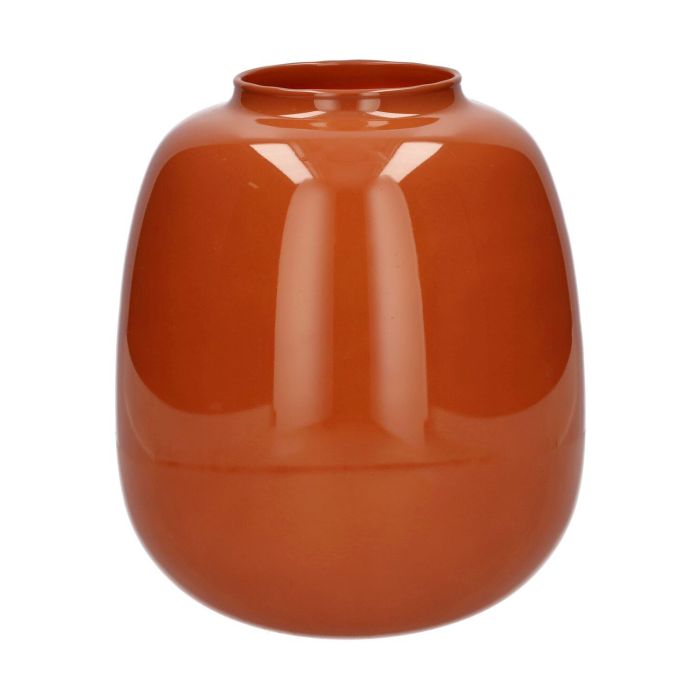 Glasvase CAYDENCE, braun-milchglas, 25,3cm, Ø22,2cm
