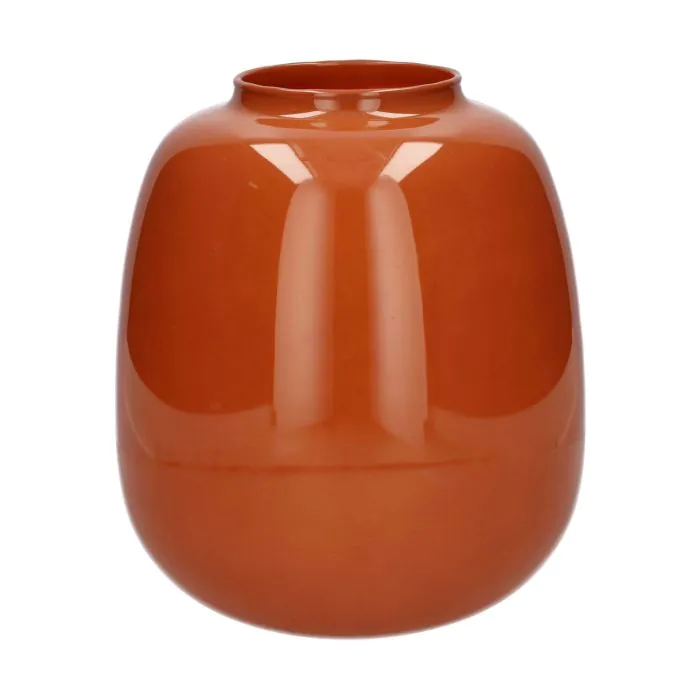 Glasvase CAYDENCE, braun-milchglas, 25,3cm, Ø22,2cm