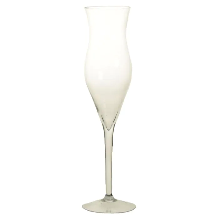 Großes Deko Sektglas YACORA auf Fuß, klar, 100cm, Ø17cm