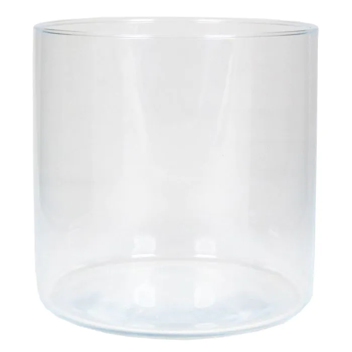 Zylinder Blumenvase SANNY aus Glas, klar, 19cm, Ø19,1cm