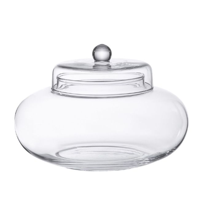 Bonbonglas FANNY mit Deckel, klar, 13cm, Ø20cm