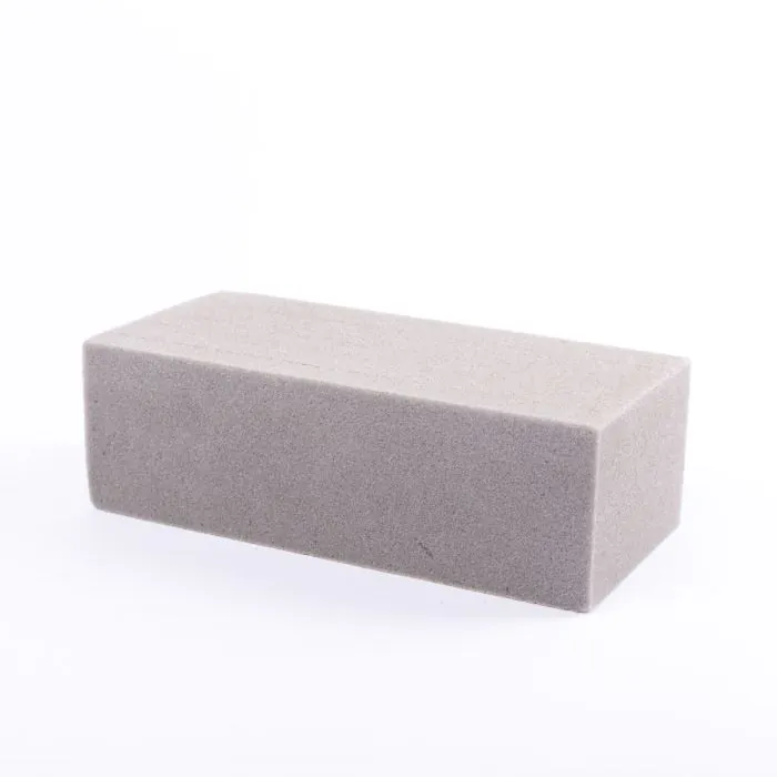 Steckmoos Ziegel BEBO für Kunstblumen, grau, 23x11x7,5cm