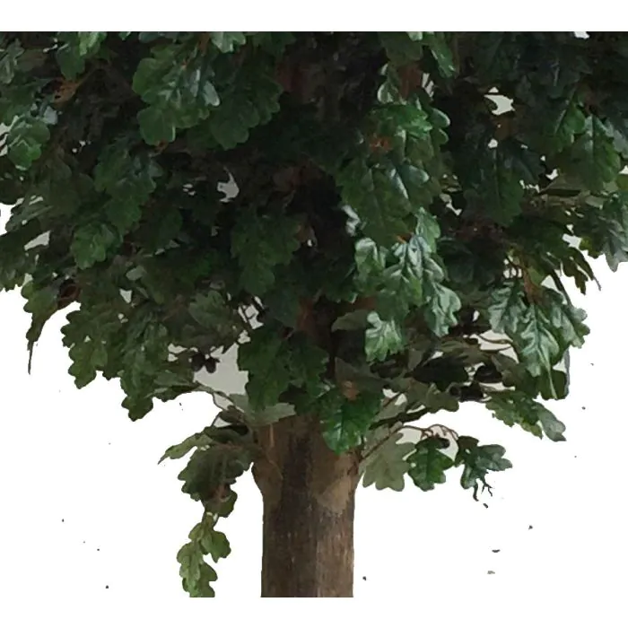 Knstliche Eiche MISIANA, Naturstamm, grn, crossdoor, 320cm - Made in Italy