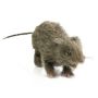 Halloween Tier Ratte STOFFEL, natürlich aussehend, braun, 50cm