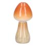 Pilz Vase RADOMILA, Keramik, orange-beige, 16cm, Ø7,5cm