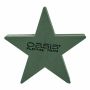OASIS® Nasssteckschwamm Stern, Bioline Holzunterlage, grün, 30x30x4,5cm