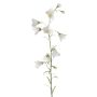 Kunst Glockenblume GISELA, weiß, 65cm, Ø1-4cm