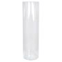 Boden Vase Zylinder SANYA OCEAN aus Glas, klar, 70cm, Ø19,5cm