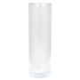 Glas Vase Zylinder SANYA OCEAN, klar, 26cm, Ø8,5cm