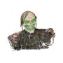Halloween Dekofigur Zombie Skelett LATAWICA, Bewegungs- Soundfunktion, LEDs, 22x10x45cm