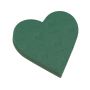 OASIS® Nasssteckschwamm Herz, Hochzeitsdeko, Foam Frames Hartschaumboden, grün, 31x29x6cm