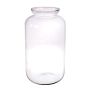 Glas Vase WILLIE, recycelt, transparent, 41cm, Ø23cm