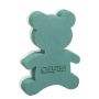 OASIS® Nass Steckschaum Teddybär, Polystyrol Hartschaumboden, grün, 30x22x6cm