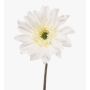 Kunstblume Gerbera FRALWE, Eco Collection, weiß, 65cm, Ø13cm