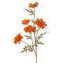 Kunstzweig Chrysantheme PRUDENCE, Eco Collection, orange-gelb, 75cm, Ø5-6,5cm