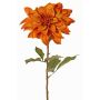 Kunst Dahlie PHILLIPPA, Eco Collection, orange-gelb, 65cm, Ø15cm